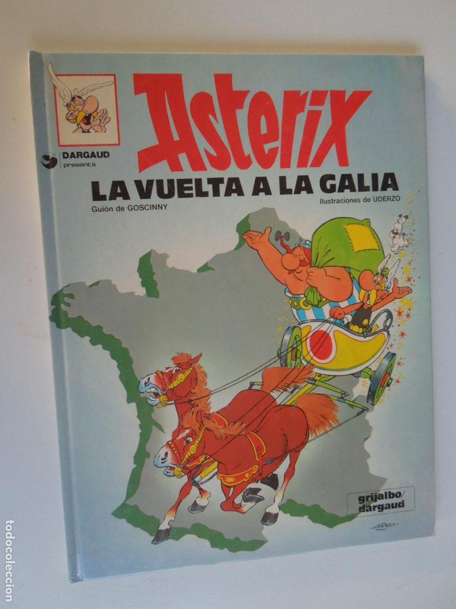 C&oacute;mics: ASTERIX , LA VUELTA A LA GALIA - GOSCINY - UDERZO - GRIJALBO-1993 BUEN ESTADO - PASTAS DURAS - ED