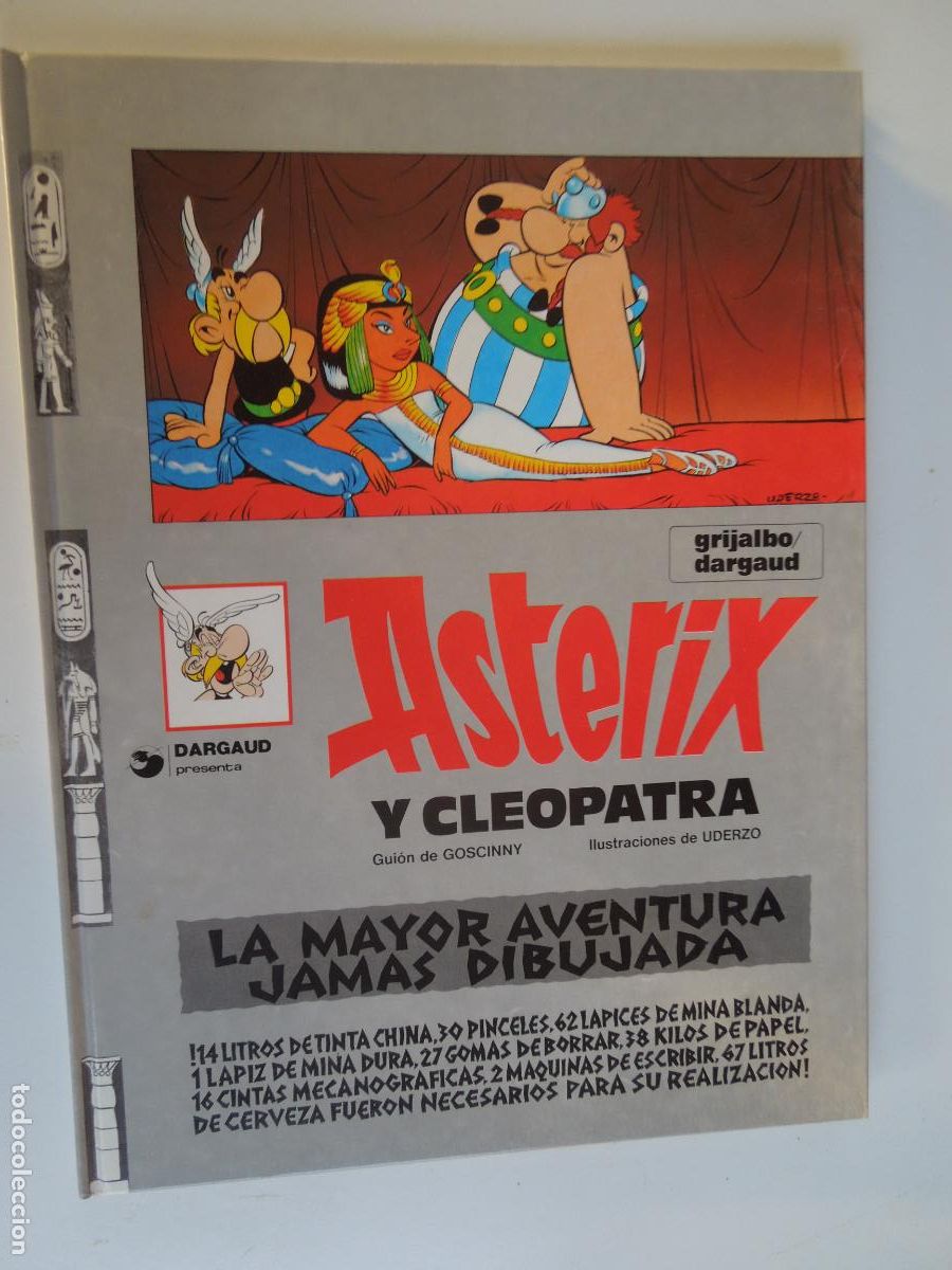 C&oacute;mics: ASTERIX Y CLEOPATRA - GOSCINY - UDERZO - GRIJALBO-1993 BUEN ESTADO - PASTAS DURAS - EDICION ESPECI