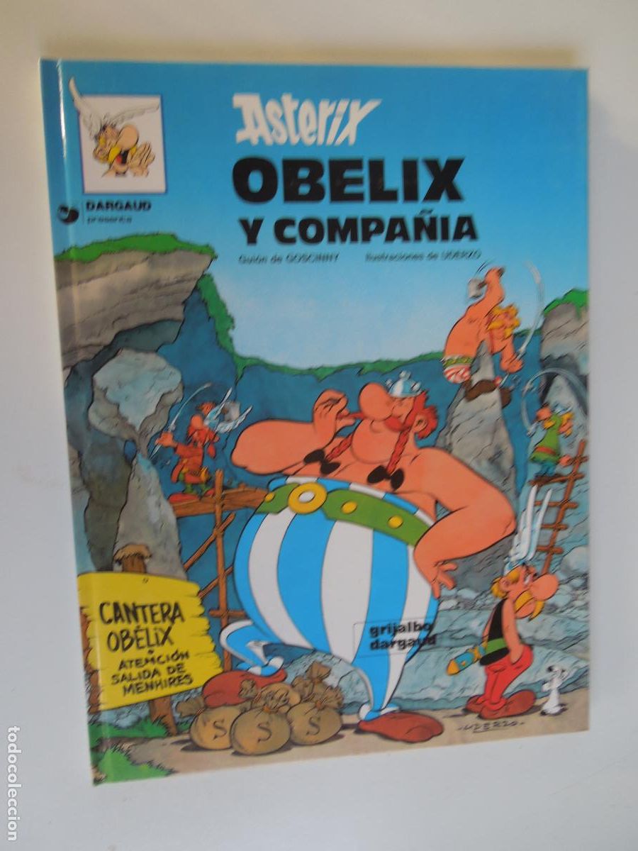 C&oacute;mics: ASTERIX , OBELIX Y COMPA&Ntilde;IA - GOSCINY - UDERZO - GRIJALBO-1993 BUEN ESTADO - PASTAS DURAS - EDICIO