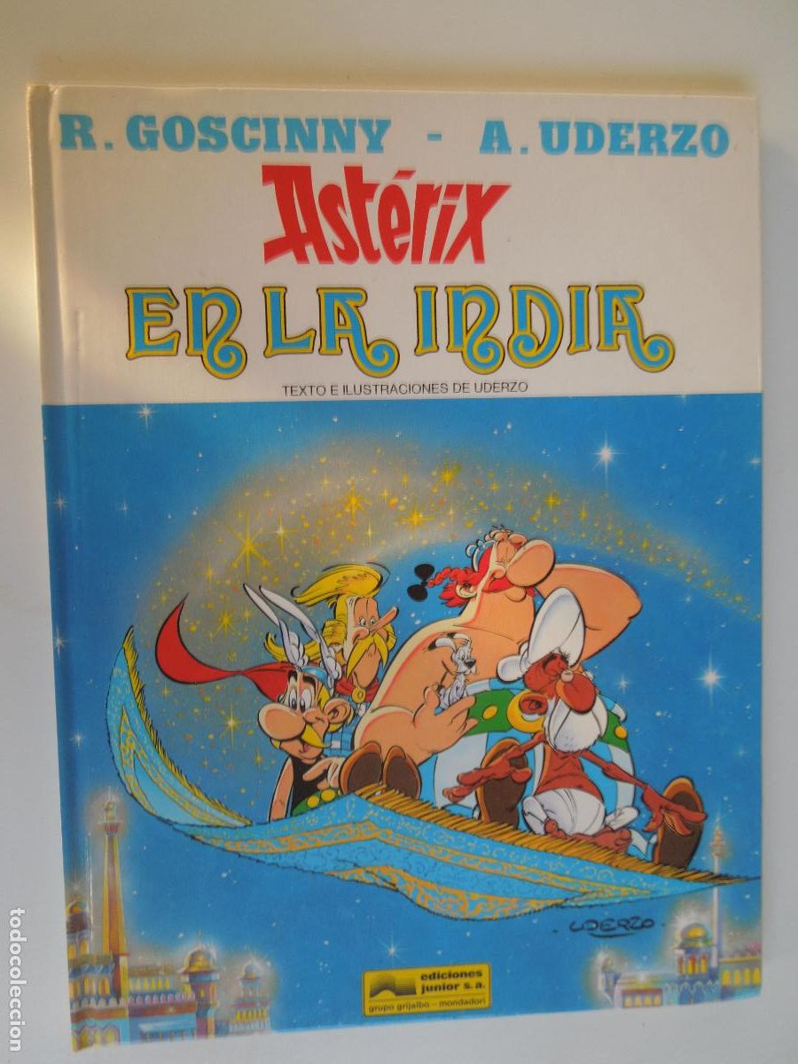 C&oacute;mics: ASTERIX , EN LA INDIA - GOSCINY - UDERZO - GRIJALBO-1993 BUEN ESTADO - PASTAS DURAS - EDICION ESPEC