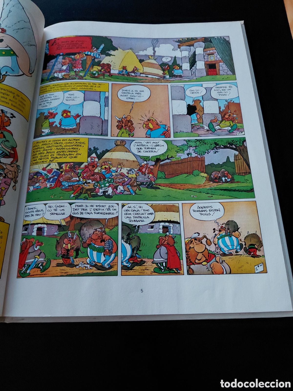 C&oacute;mics: Comic Asterix el combat de caps - Foto 3