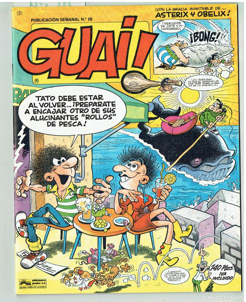 C&oacute;mics: GUAI!, N&ordm; 19. EDICIONES JUNIOR / GRIJALBO. 1986.(B/48.3 RUM)