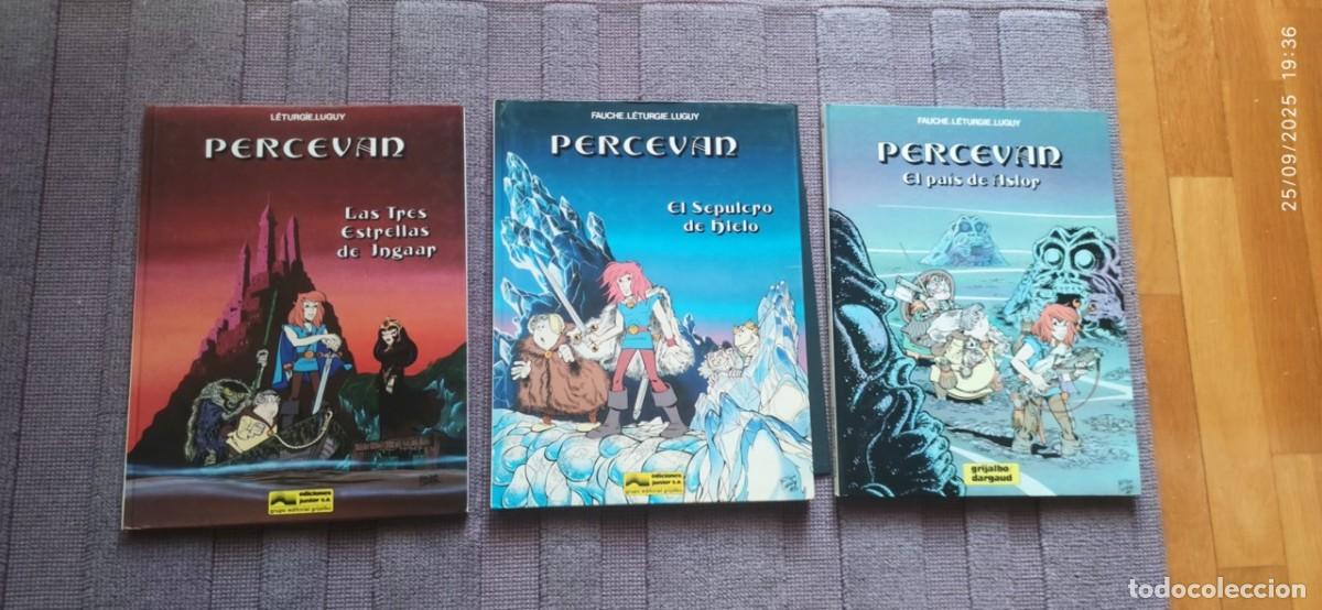 C&oacute;mics: PERCEVAN (Junior) 1-2-4. Buen estado. Tapa dura.