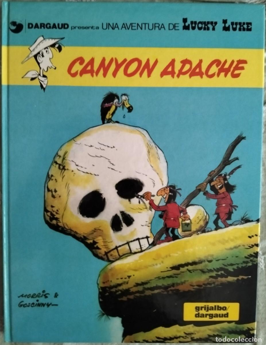 C&oacute;mics: UNA AVENTURA DE LUCKY LUKE VOL. 17: CANYON APACHE. GRIJALBO/DARGAUD 1981 (Formato de tapa dura)