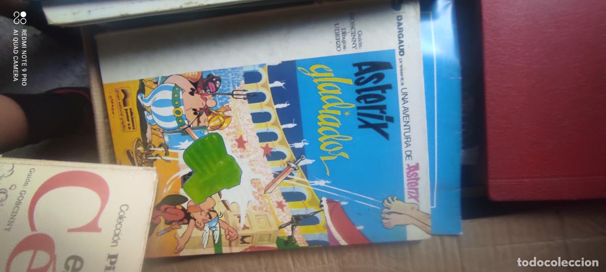 C&oacute;mics: Asterix, gladiador....