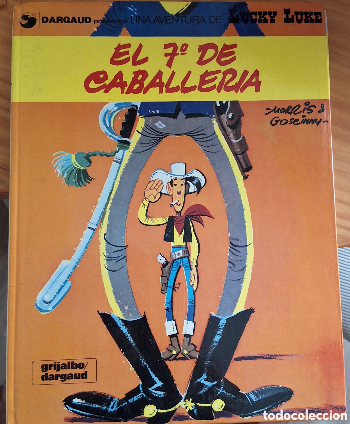 Comics: Lucky luke comic el 7&deg; de caballer&iacute;a n&uacute;mero 7 a&ntilde;o 1985 edita grijalbo
