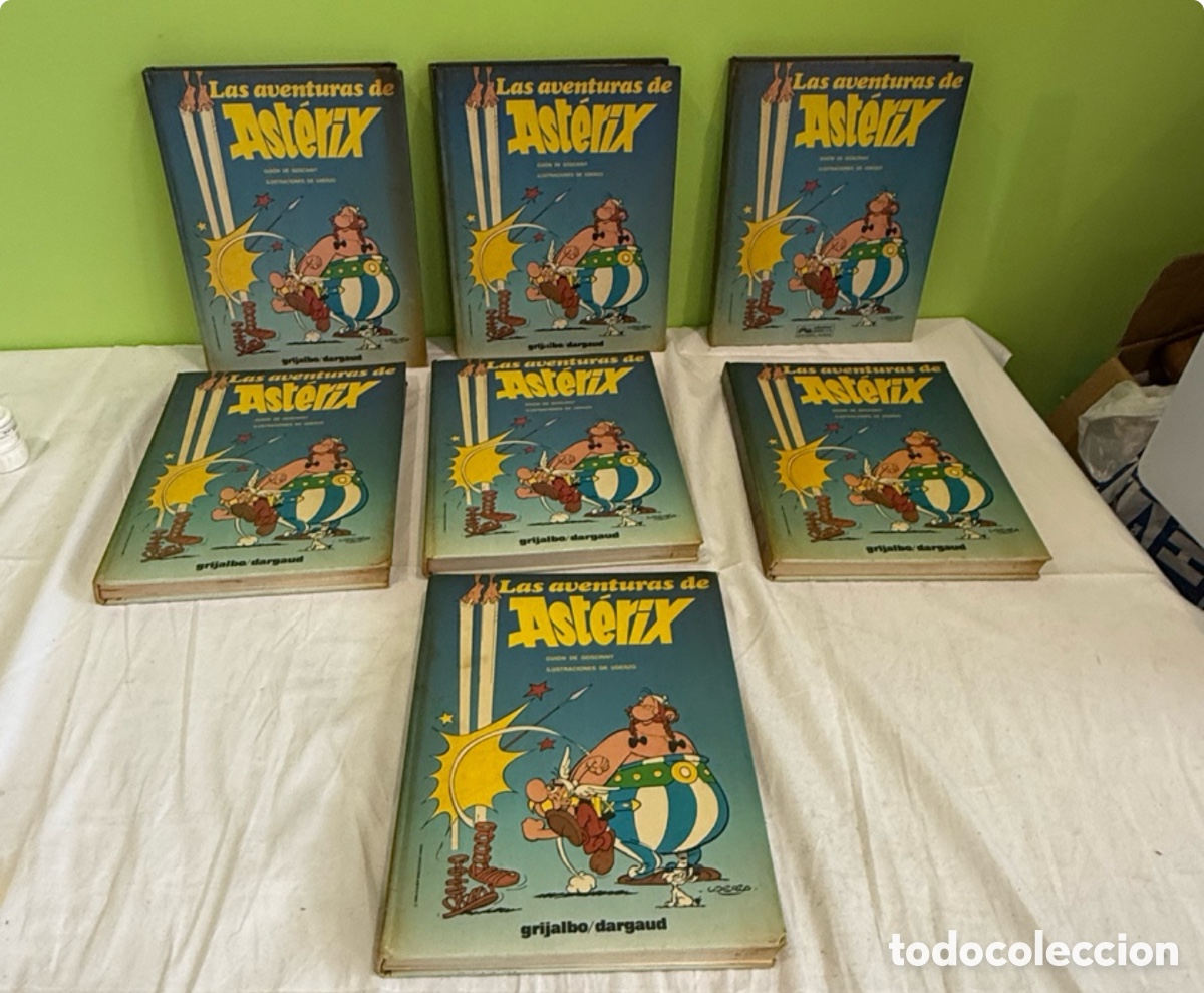 C&oacute;mics: Colecci&oacute;n Completa Las Aventuras de Ast&eacute;rix &ndash; 7 Tomos Grijalbo/Dargaud