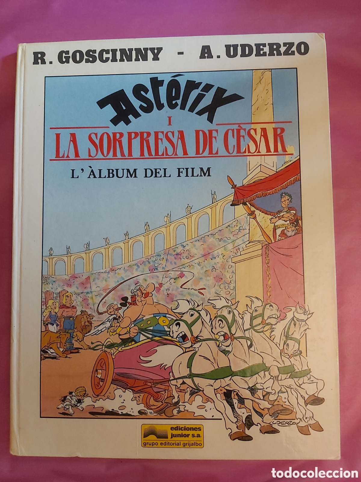 C&oacute;mics: ASTERIX LA SORPRESA DE CESAR L' ALBUM DEL FILM GOSCINNY UDERZO GRIJALBO DARGAUD CATALAN 1987