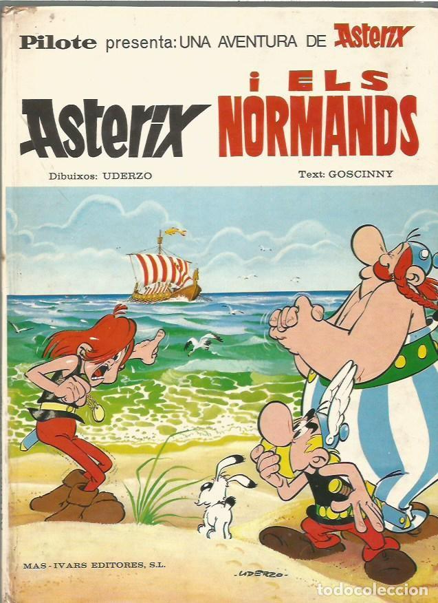 C&oacute;mics: ASTERIX I ELS NORMANDS URDEZO GOSCINNY MAS IVARS EDITORES 1976 IDIOMA VALENCIANO