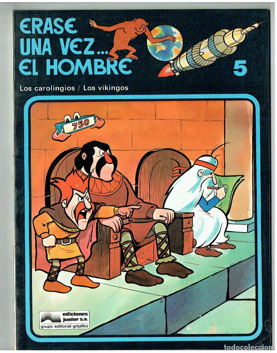 C&oacute;mics: &Eacute;RASE UNA VEZ EL HOMBRE. N&ordm; 5. EDICIONES JUNIOR. 1979.(B55.3 RUM)