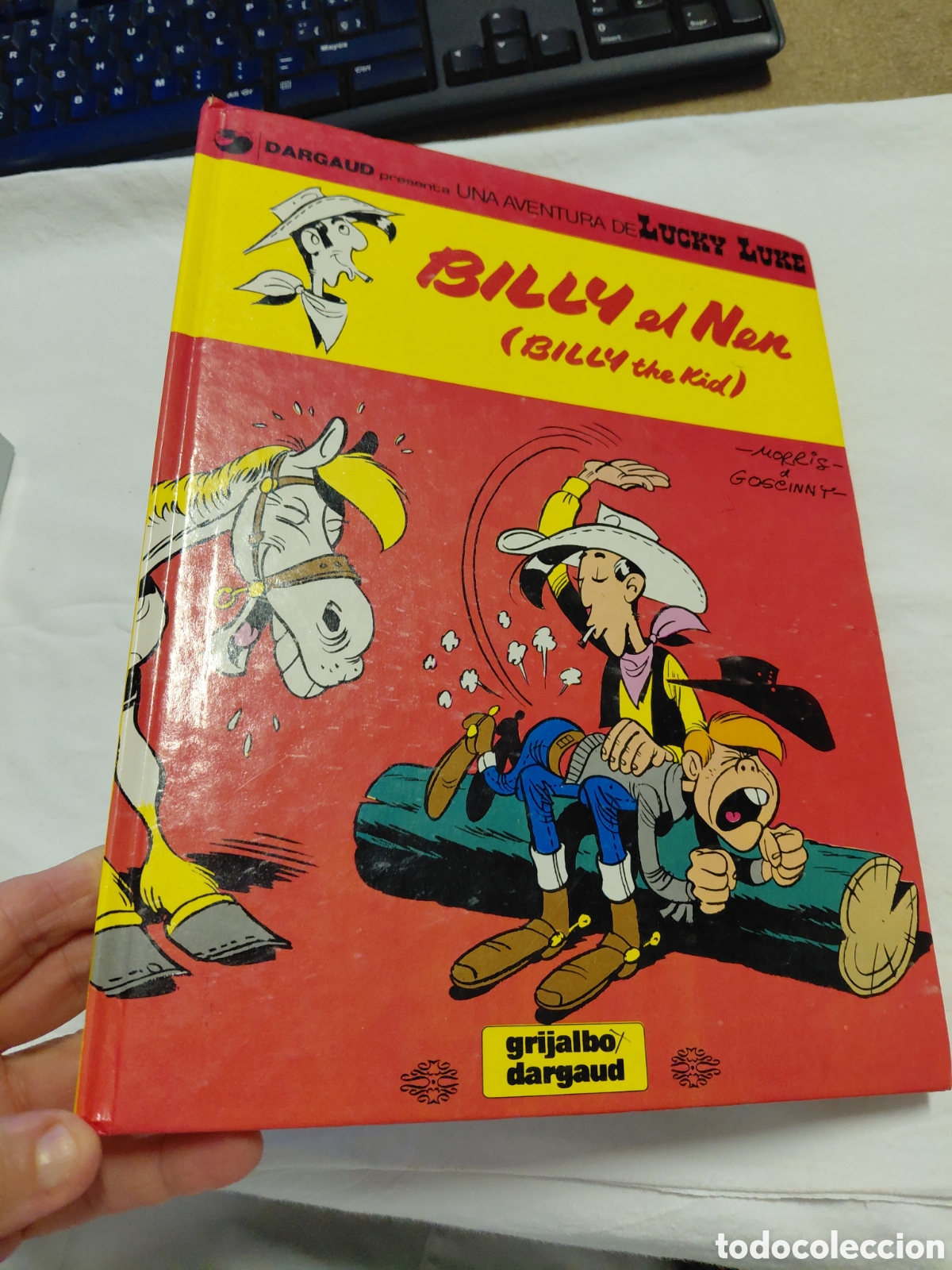 C&oacute;mics: AVENTURAS DE LUCKY N&ordm; 14 LUKE.BILLY EL NEN EN CATALAN.GRIJALBO DARGAUD