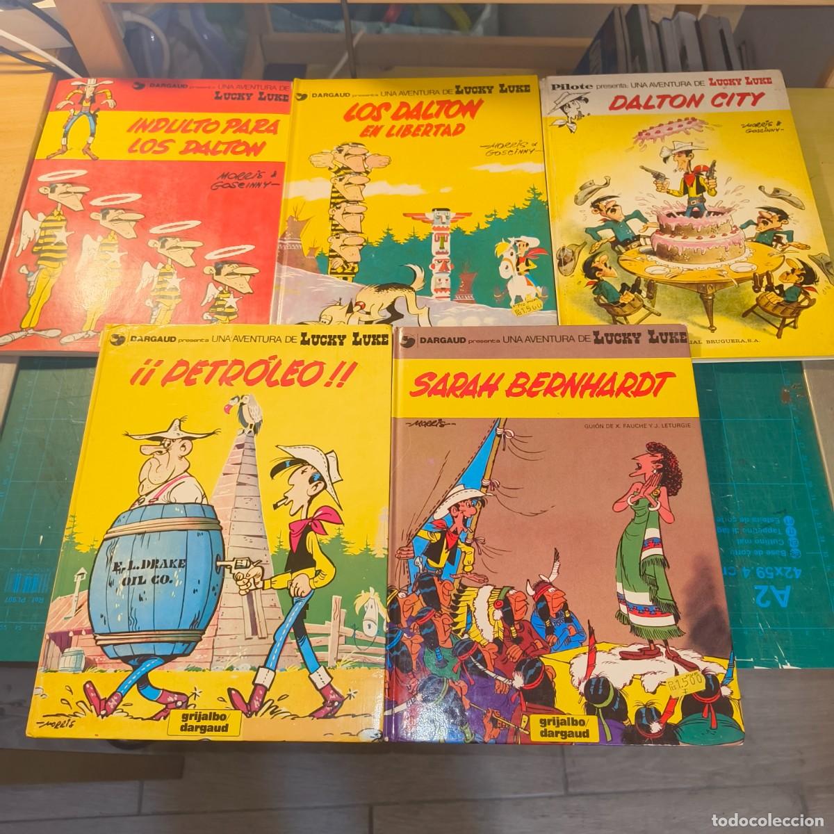 C&oacute;mics: Lote 5 c&oacute;mics Lucky Luke &ndash; Dargaud