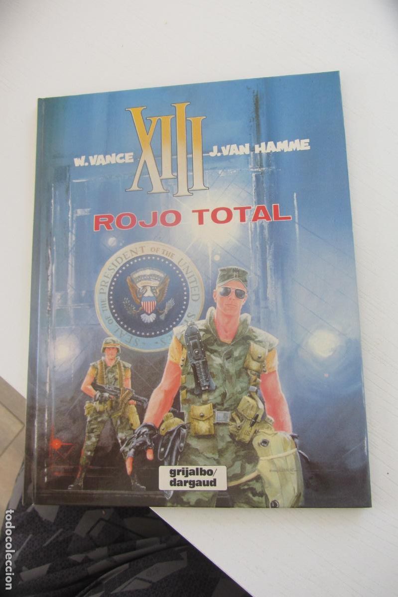 C&oacute;mics: XIII. ROJO TOTAL. W. VANCE Y J. VAN HAMME. Tomo 5. EDITORIAL GRIJALBO/DARGAU 1989 arx30