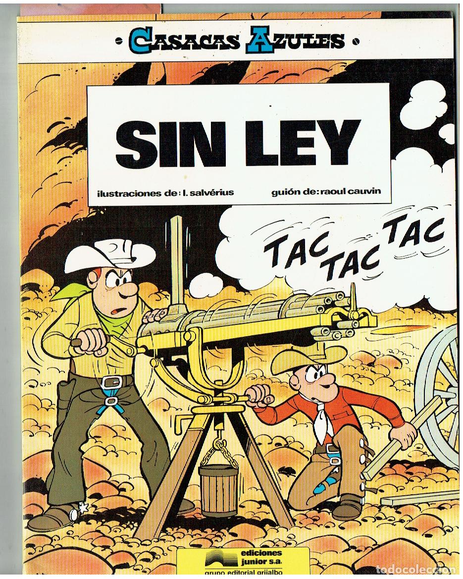 C&oacute;mics: CASACAS AZULES. N&ordm; 2. SIN LEY. JUNIOR. 1985. (B/62 RUM)