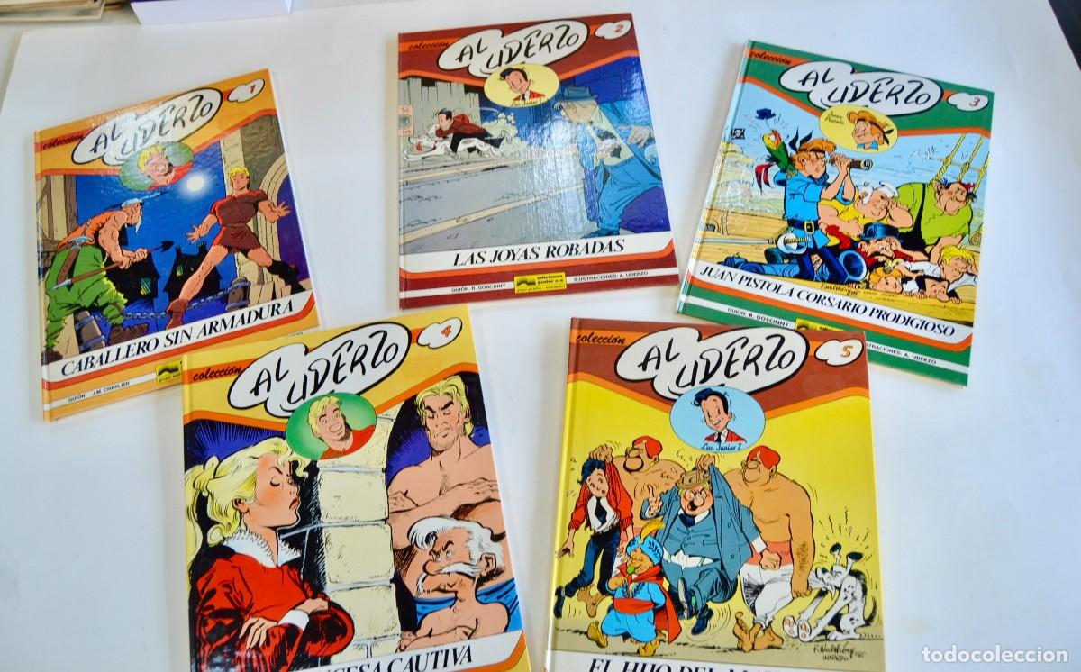 C&oacute;mics: Colecci&oacute;n &rdquo;Al Uderzo&rdquo; (n&ordm;s 1,2,3,4 y 5). Ilustraciones: A. Uderzo. Ed. Junior, Grijalbo. Tapa dura