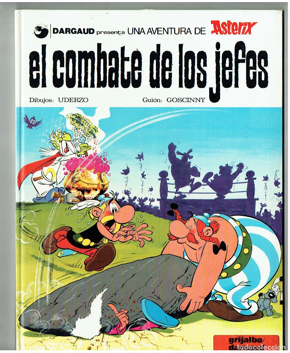 C&oacute;mics: ASTERIX . EL COMBATE DE LOS JEFES. N&ordm; 10. GRIJALBO. 1980. (B/A18. RUM)