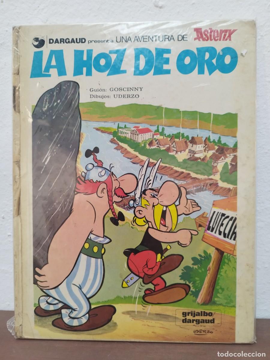 C&oacute;mics: C&Oacute;MIC AST&Eacute;RIX: LA HOZ DE ORO - GOSCINNY Y UDERZO - GRIJALBO / DARGAUD (CARTON&Eacute; CL&Aacute;SICO)