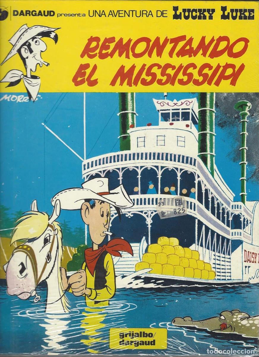 C&oacute;mics: LUCKY LUKE: REMONTANDO EL MISSISSIPI MISISIPI - TAPA BLANDA GRIJALBO - MUY BUEN ESTADO