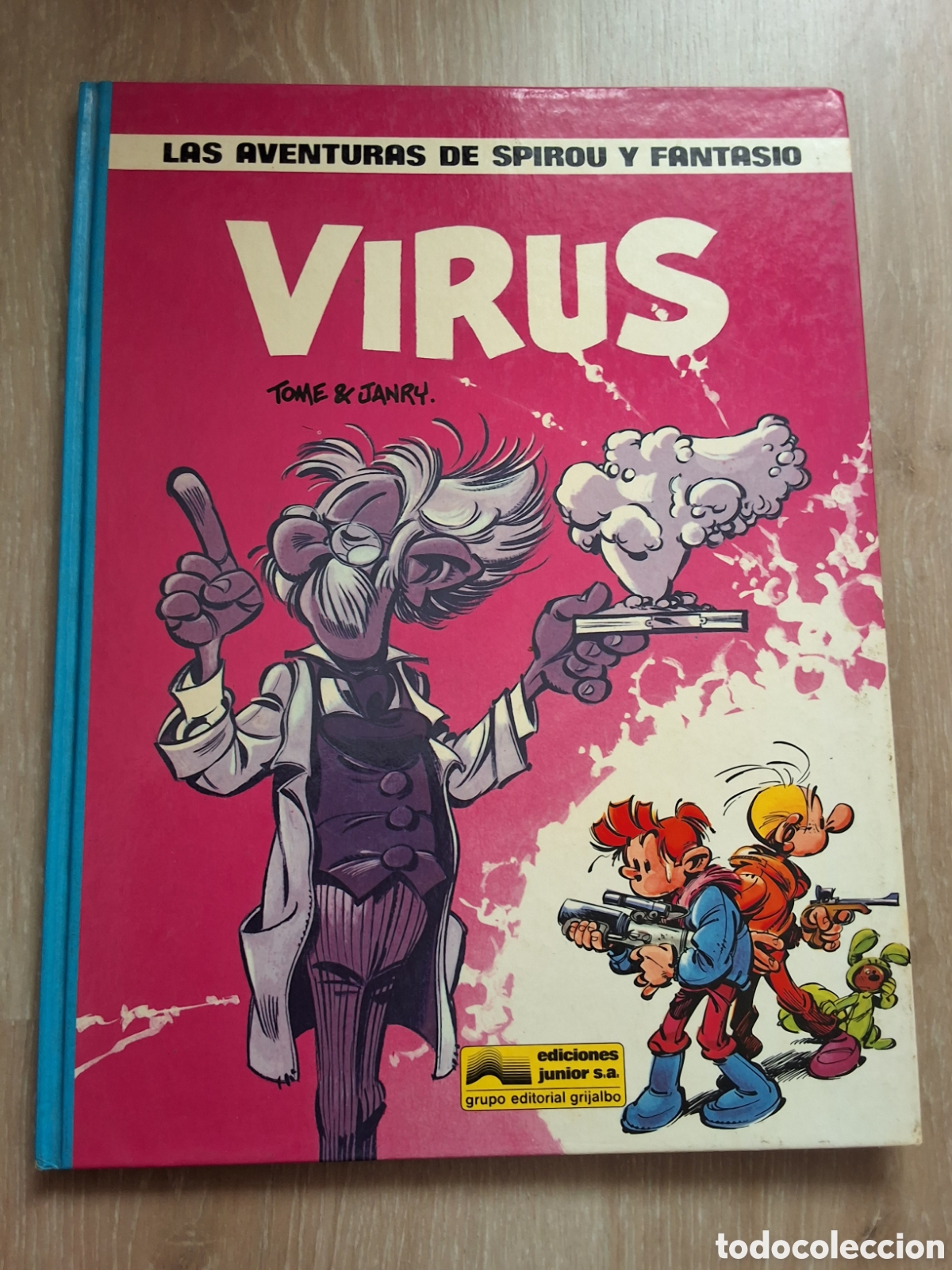 C&oacute;mics: Spirou comic n&uacute;mero 19 virus a&ntilde;o 1989 edita grijalbo