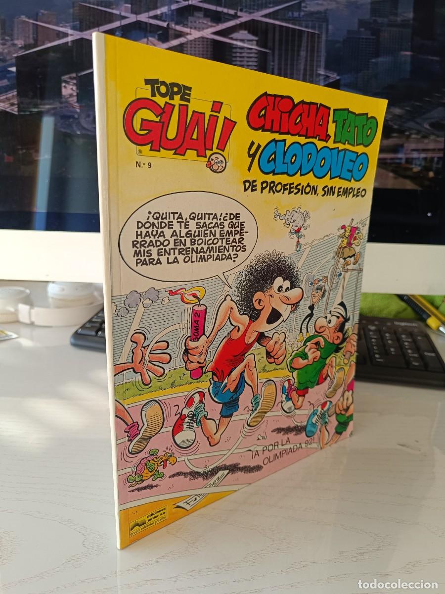 C&oacute;mics: TOPE GUAI! CHICHA, TATO Y CLODOVEO DE PROFESION, SIN EMPLEO NUMERO 9 MUY BUEN ESTADO