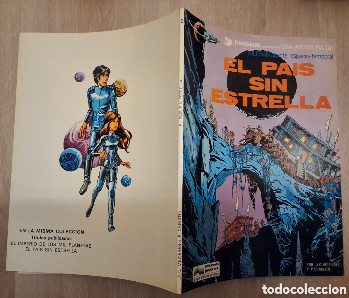 Fumetti: Valerian agente espacio temporal comic 2 tapa blanda el pais sin estrella a&ntilde;o 1978 grijalbo