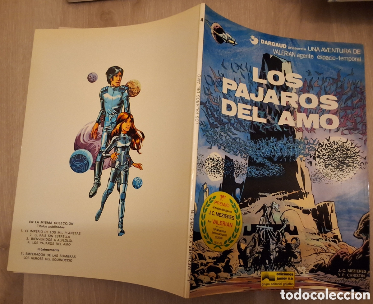 Fumetti: Valerian agente espacio temporal comic 4 tapa blanda los p&aacute;jaros del amo 1979 grijalbo