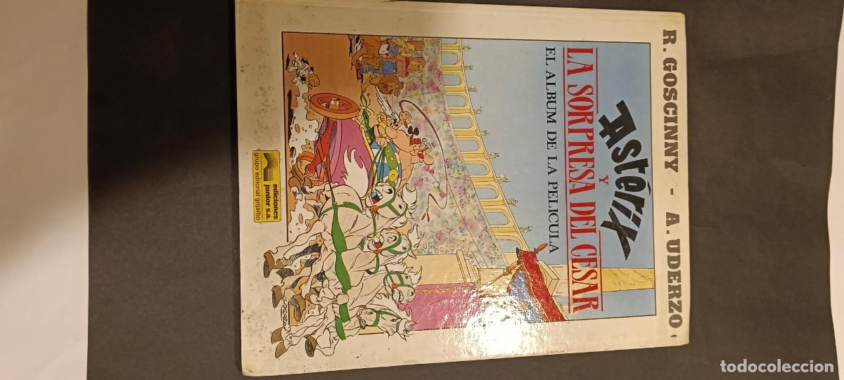 Comics : LIBRO / ALBUM DE LA PELICULA ASTERIX Y LA SORPRESA DEL CESAR - EDICIONES JUNIOR 1986