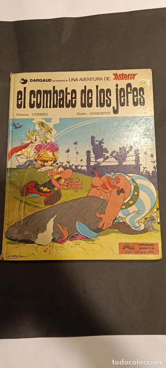 Comics: COMIC ASTERIX EL GAL EL COMBATE DE LOS JEFES EN CASTELLANO - EDICIONES JUNIOR 1977 TAPA DURA