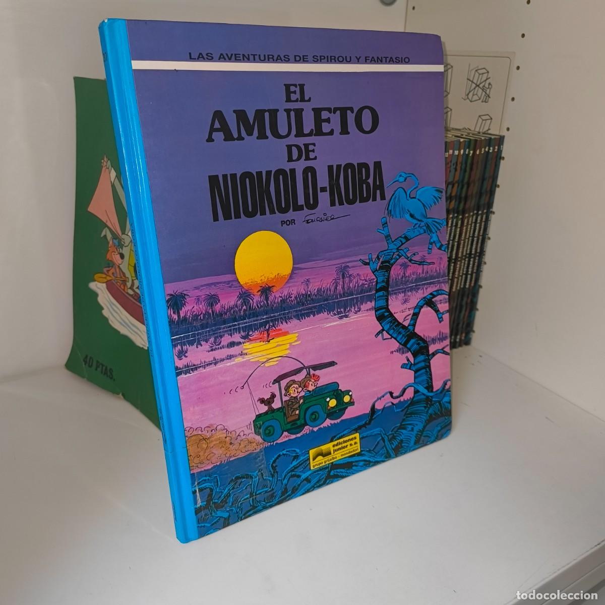C&oacute;mics: Spirou y Fantasio n&ordm; 37 &ndash; El amuleto de Niokolo-Koba &ndash; Grijalbo 1994
