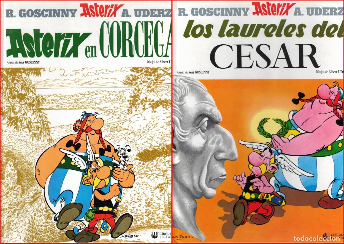C&oacute;mics: Asterix y Obelix - Asterix en Corcega y Los Laureles del Cesar - R. Goscinny y A. Uderzo