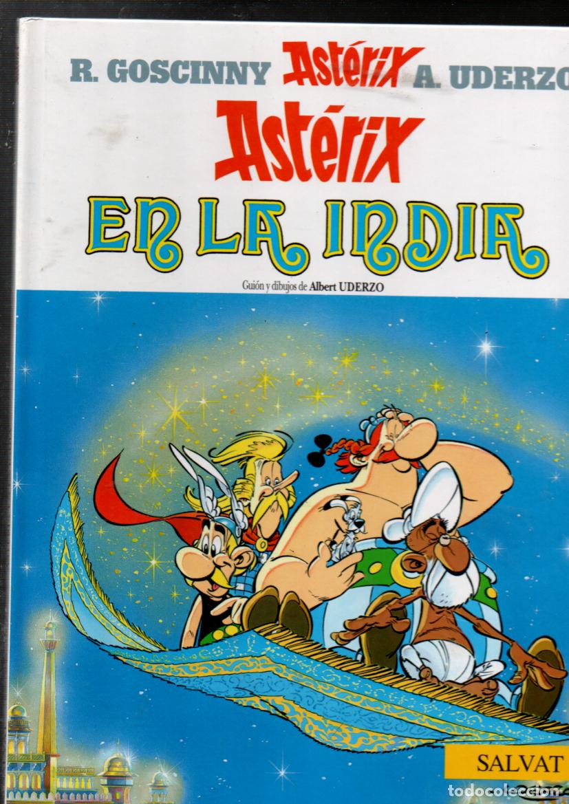 C&oacute;mics: UNA AVENTURA DE ASTERIX. ASTERIX EN LA INDIA. SALVAT, 2001