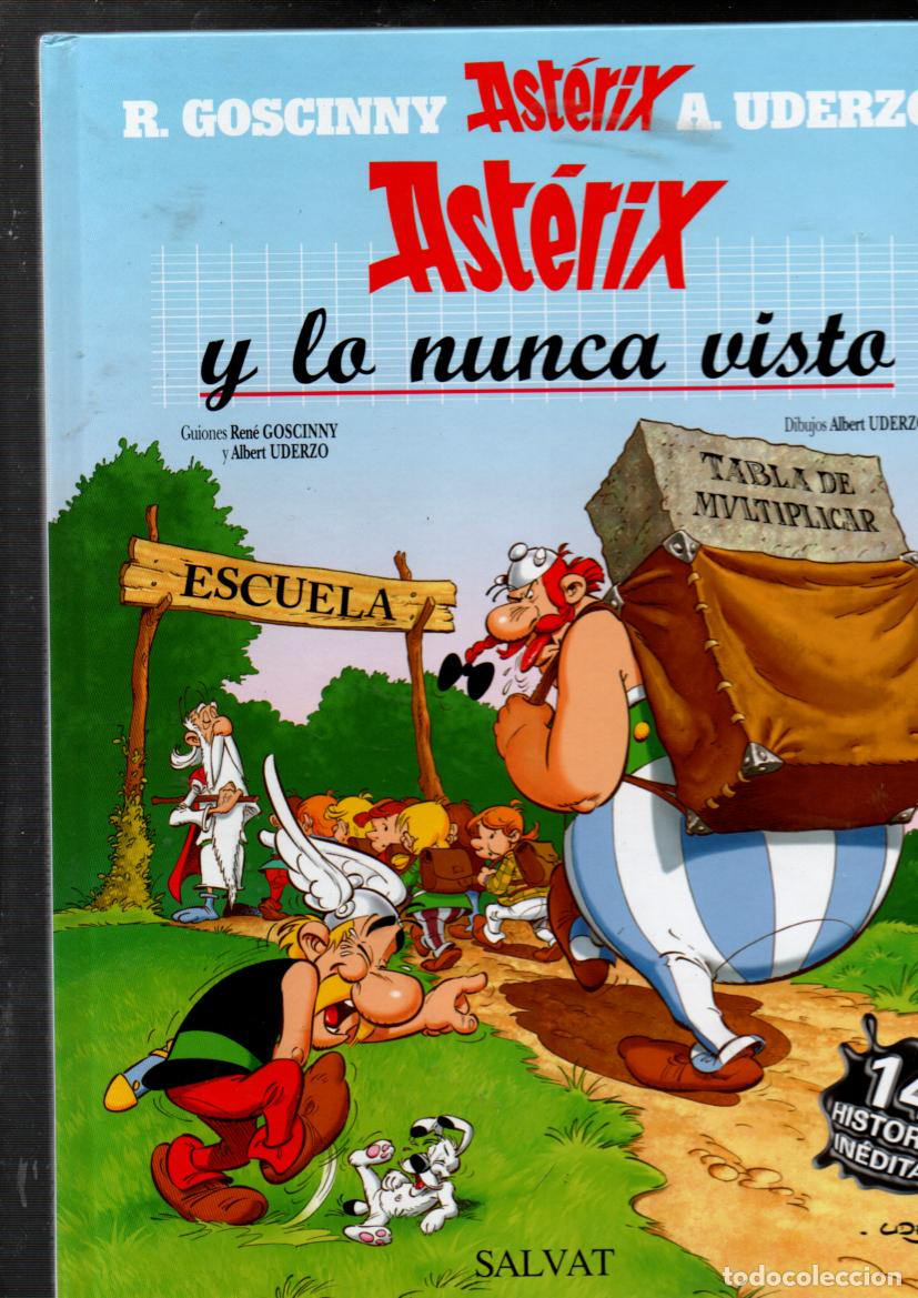 C&oacute;mics: UNA AVENTURA DE ASTERIX. ASTERIX Y LO NUNCA VISTO. SALVAT, 2008