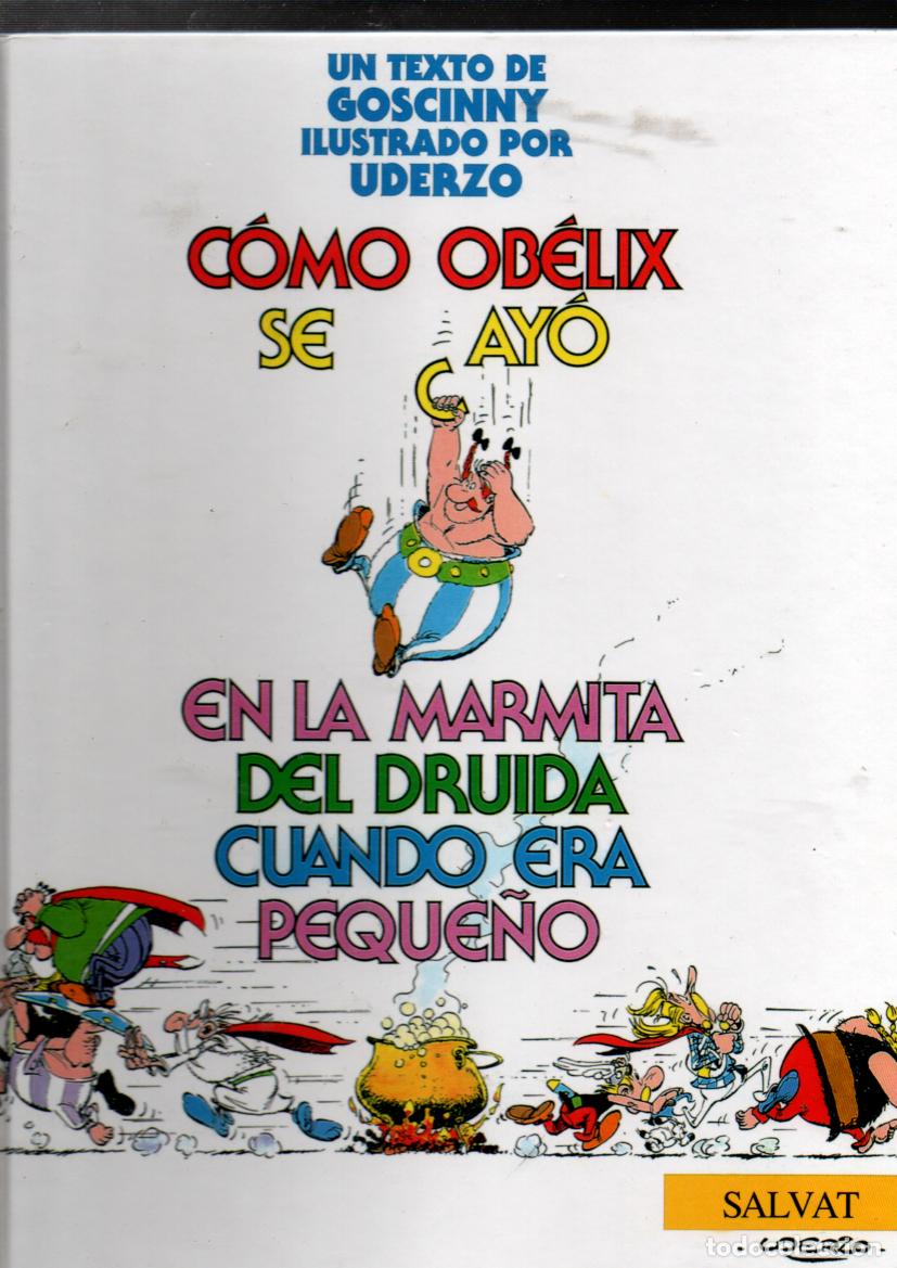 C&oacute;mics: UNA AVENTURA DE ASTERIX. COMO OBELIX SE CAY&Oacute; EN LA MARMITA DEL DRUIDA CUANDO ERA PEQUE. SALVAT, 2007