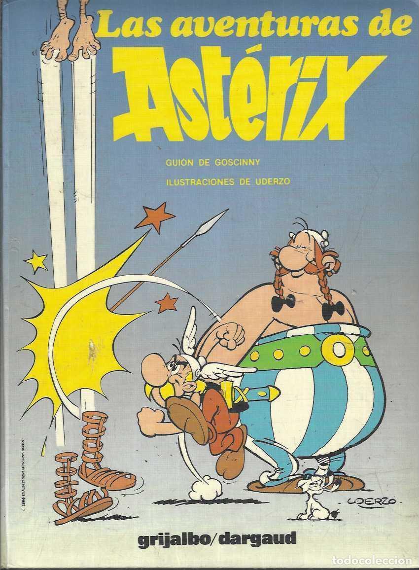 C&oacute;mics: ASTERIX TOMO 4 - 4 AVENTURAS COMPLETAS - GRIJALBO TAPA DURA ACOLCHADA - LEER DESCRPCION