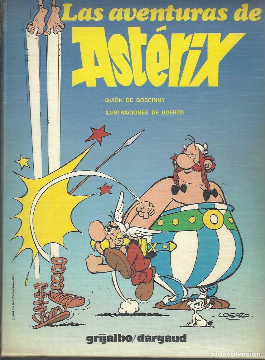 C&oacute;mics: ASTERIX TOMO 1 - 4 AVENTURAS COMPLETAS - GRIJALBO TAPA DURA ACOLCHADA