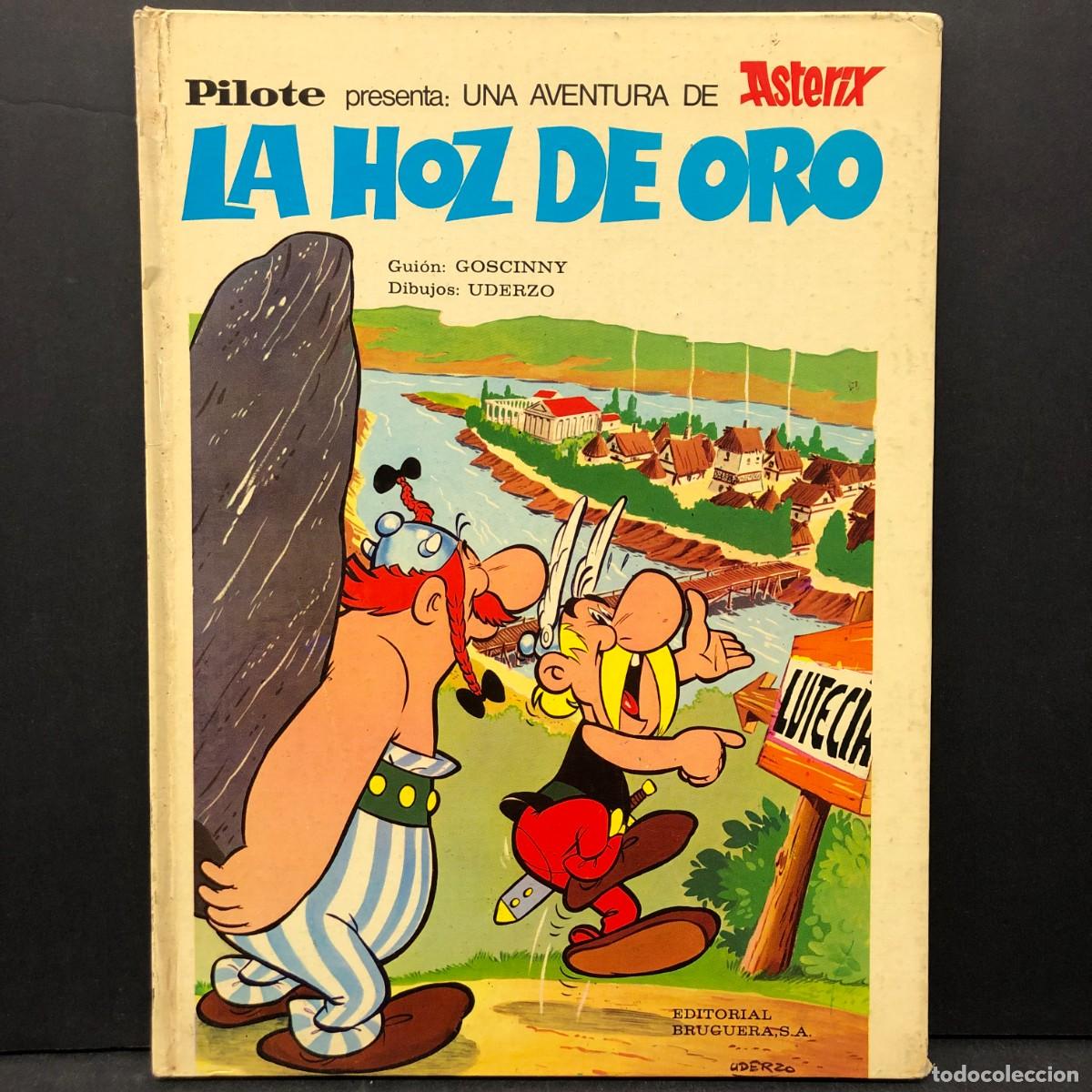 C&oacute;mics: LA HOZ DE ORO - UNA NUEVA DE AVENTURA DE ASTERIX - EDITORIAL BRUGUERA / 1333