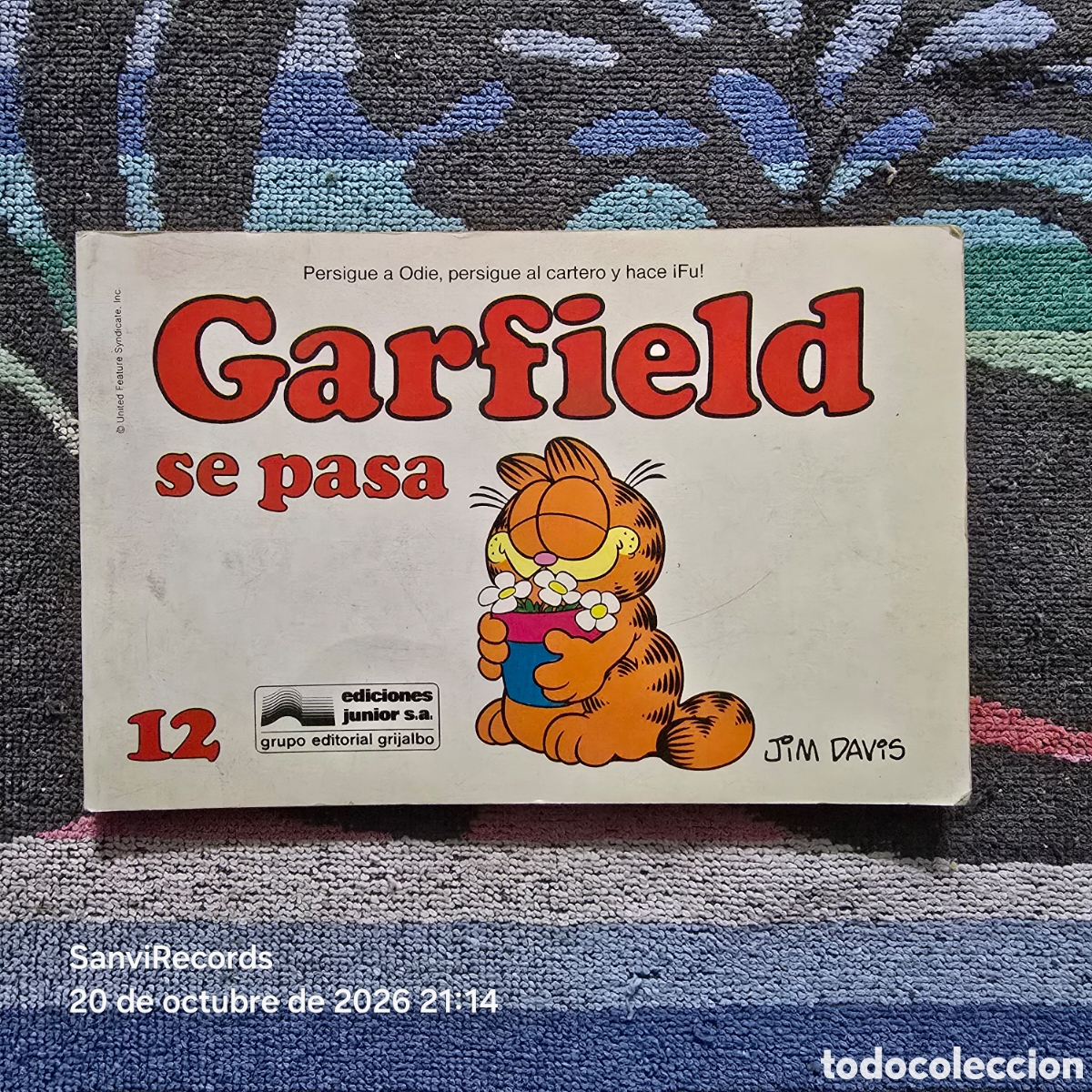 C&oacute;mics: GARFIELD 12: GARFIELD SE PASA (JIM DAVIS) (JUNIOR, GRIJALBO)