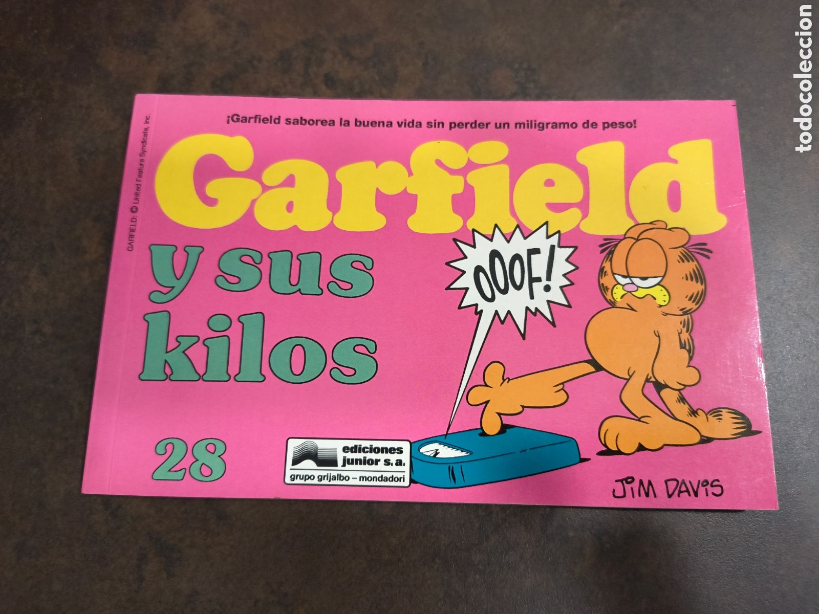 C&oacute;mics: GARFIELD Y SUS KILOS 28 DE JIM DAVIS (EDICIONES JUNIOR, GRIJALBO)