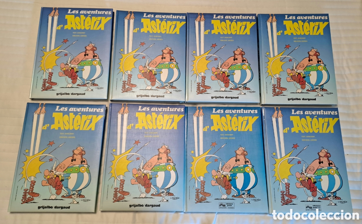 C&oacute;mics: Lote 8 Tomos Ast&eacute;rix Grijalbo (Catal&aacute;n)