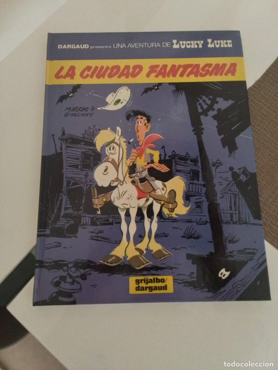 C&oacute;mics: Morris. Goscinny. Lucky Luke. La ciudad fantasma. Grijalbo Dargaud. (tintin asterix norma)