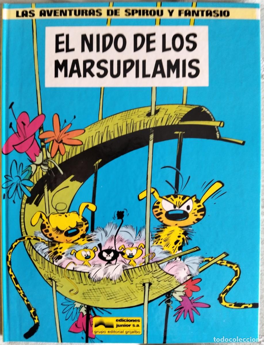 C&oacute;mics: EL NIDO DE LOS MARSUPILAMIS de Franquin. EDICIONES JUNIOR 1982 (Formato de tapa dura)