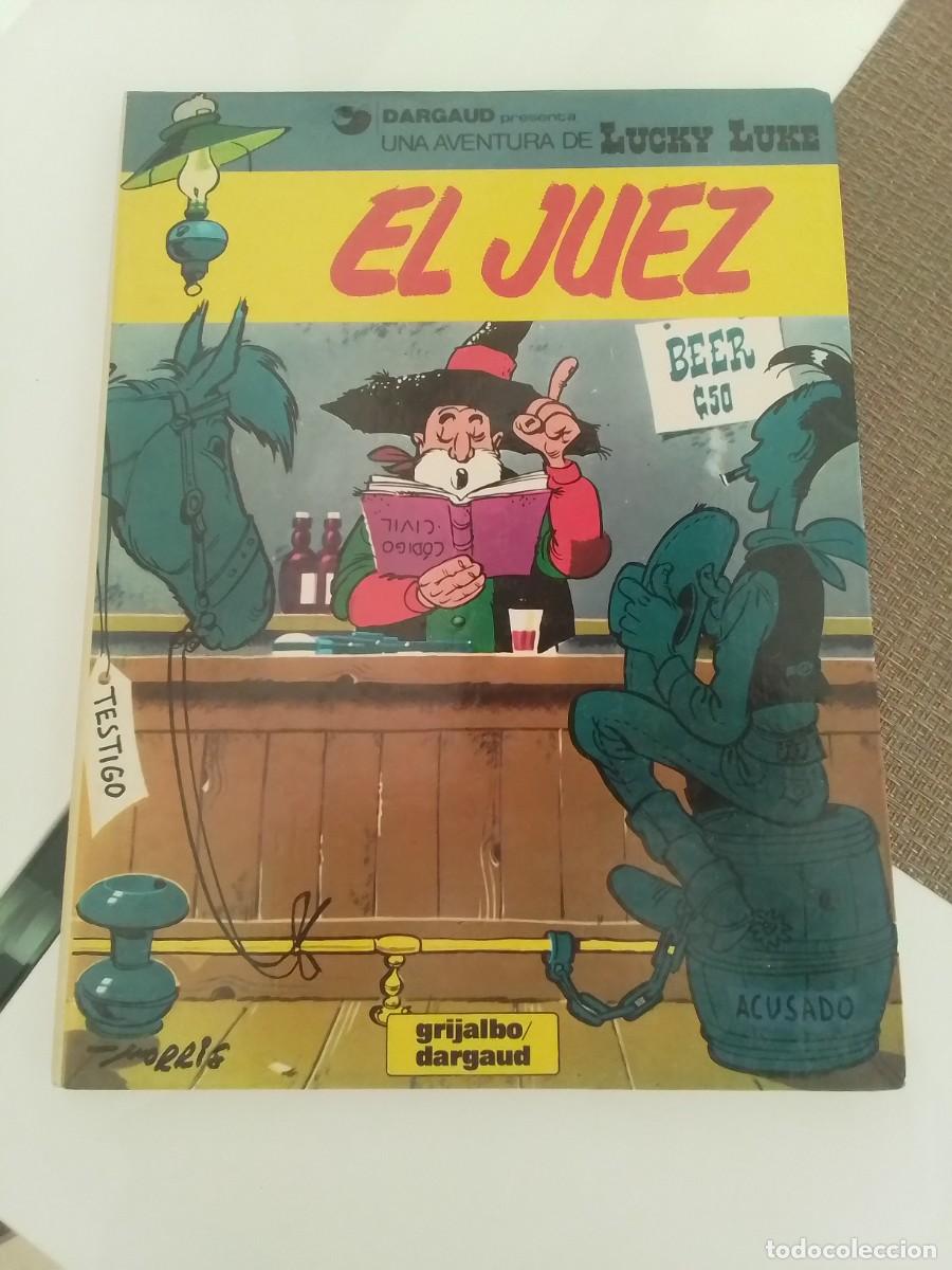 C&oacute;mics: Morris. Goscinny. Lucky Luke. El juez. Grijalbo Dargaud. En castellano (tintin asterix norma)