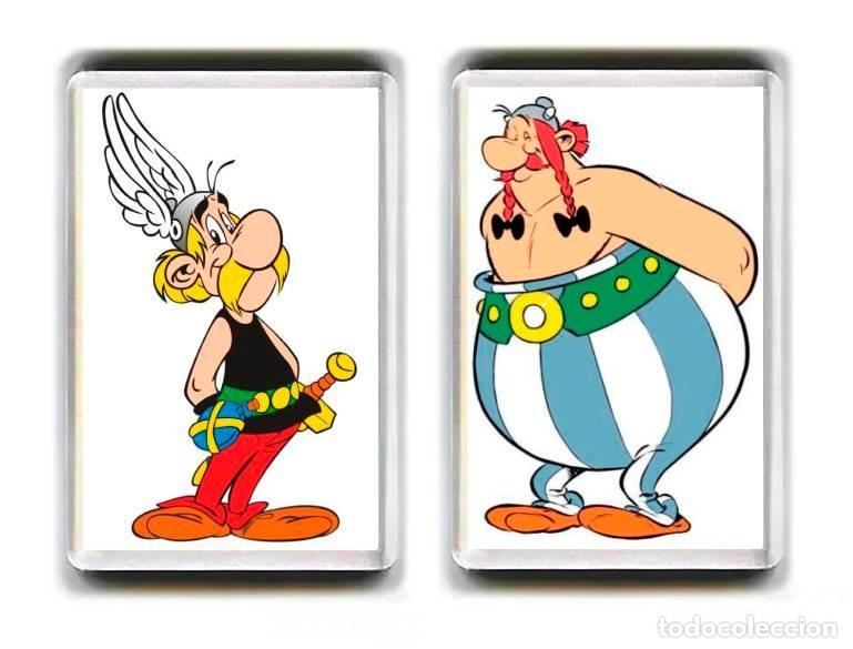 C&oacute;mics: LOTES IMANES ACRILICOS NEVERA - COMIC - ASTERIX Y OBELIX