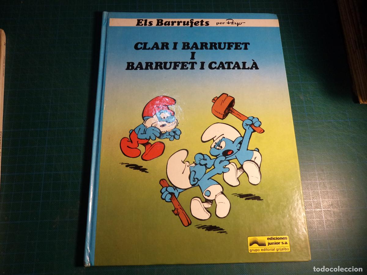 C&oacute;mics: Els Barrufets. N&ordm; 9. Clar i barrufet i barrufet i catala. Junior.
