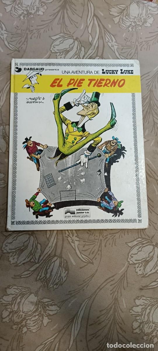 C&oacute;mics: COMIC LUCKY LUKE: EL PIE TIERNO - EDICIONES JUNIOR GRIJALBO TAPA DURA (1977)