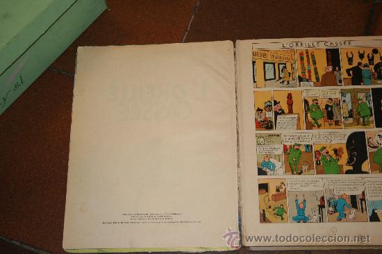 Comics: Les aventures de Tintin. L&acute;oreille Cass&eacute;e. Casterman. 1947 1&ordf; Edici&oacute;n ???