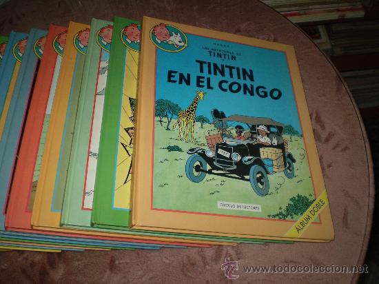 C&oacute;mics: Las aventuras de Tintin. Circulo de Lectores 1993 - Foto 2