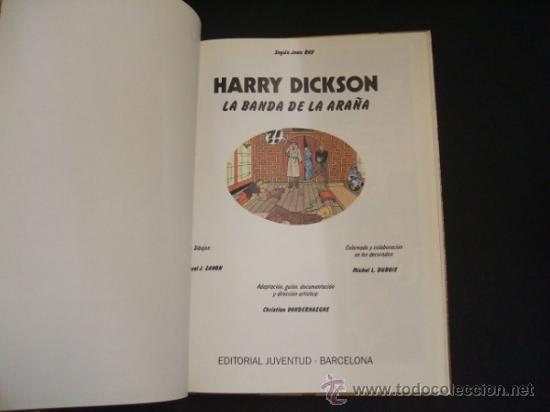 Cómics: HARRY DICKSON - Nº 1 - LA BANDA DE LA ARAÑA - EDIT. JUVENTUD - - Foto 2 - 35779688