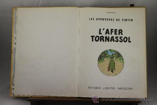 C&oacute;mics: 3604- LAFER TORNASSOL. HERGE. EDIT. JUVENTUD. 1981. - Foto 1