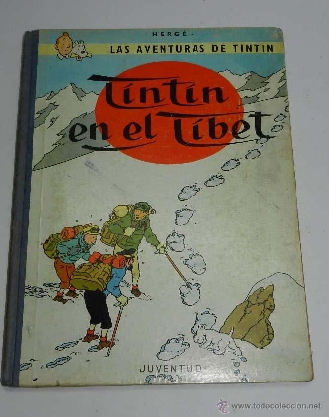 TINTIN, EN EL TIBET, ED. JUVENTUD , EDICION 1965, LE FALTA LA GUARDA DEL COMIENZO, RESTO EN BUEN (Tebeos y Comics - Juventud - Tintín)